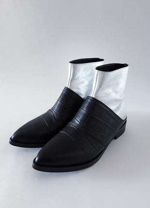 Шкіряні черевики від mm6 maison margiela