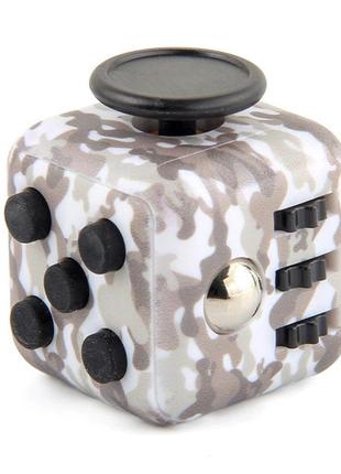 Кубик-антистресс fidget cube (серый милитари)
