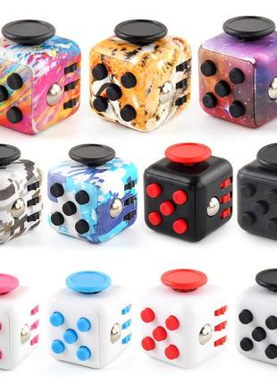 Кубик-антистресс fidget cube (серый милитари)4 фото