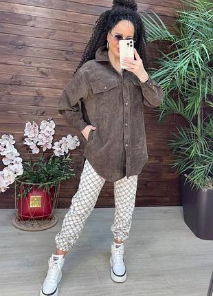 Вельветова сорочка 🤎