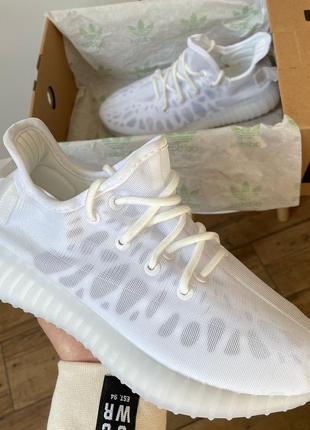 Женские кроссовки adidas yeezy boost 350 v2 mono white#адидас9 фото