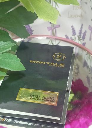 Пробник туалетная вода унисекс montale rose night 2 мл