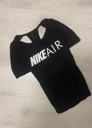 Оригинальная женская майка с топом nike w nk air top ss gx7 фото