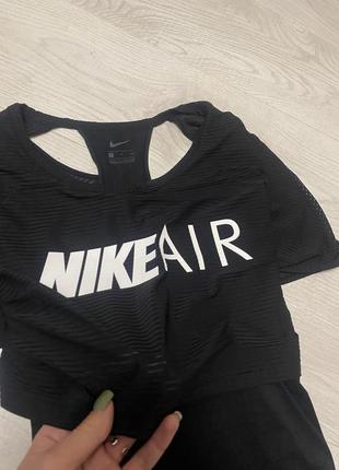 Оригінальна жіноча майка з топом nike w nk air top ss gx8 фото