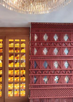 Большое панно макраме на стену