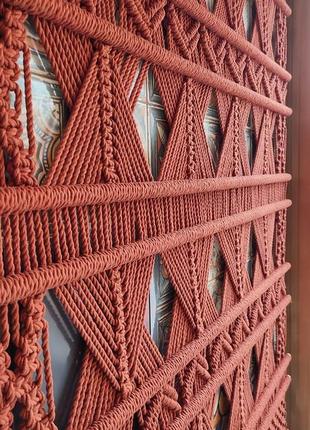 Большое панно макраме на стену