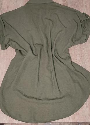 Женская блузка, рубашка, размер оверсайз3 фото