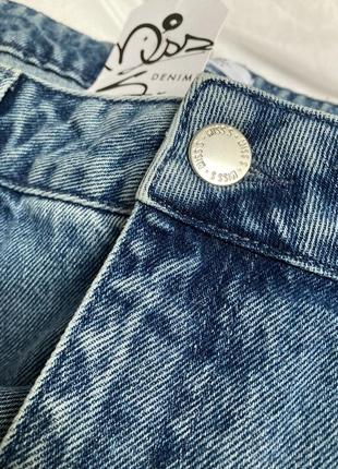 Синяя джинсовая юбка миди miss selfridge7 фото