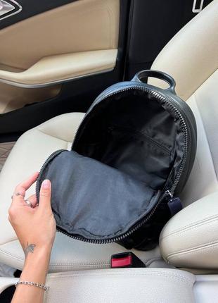 Женские черный рюкзак с широкими лямками moncler 🆕 стильный рюкзак8 фото