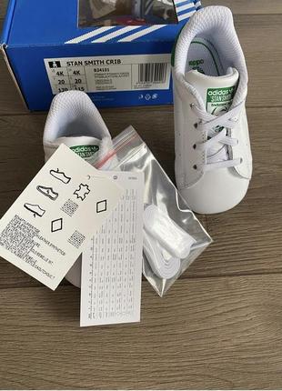 Adidas stan smith crib infants дитячі пінетки оригінал 18,19,20р4 фото