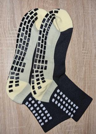 Нековзні високі повітропроникні шкарпетки для йоги, пілатесу.4 фото