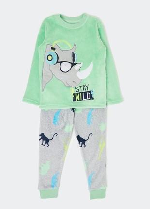 Пижама плюш, велсофт на 7-8-9 лет dunnes stores