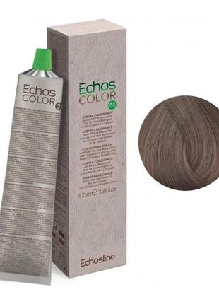 Крем-краска для волос echosline echos color colouring cream цвет 77,0 средний блонд экстра интенсивный2 фото