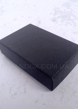 Коробочка для бижутерии 9*7 см черная подарочная видео3 фото