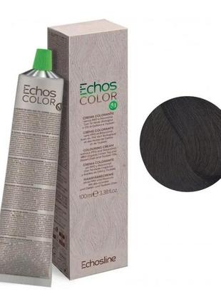 Крем-краска для волос echosline echos color colouring cream цвет 44.0 средний шатен экстра интенсивный2 фото