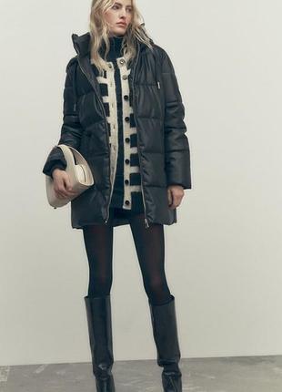 Куртка пуховик zara