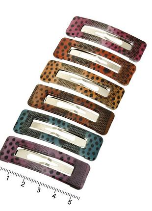 Шпилька тик-так для волосся з пластиковою накладкою 6484