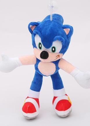 М'яка плюшева іграшка супер соник синій 28см. super sonic plush