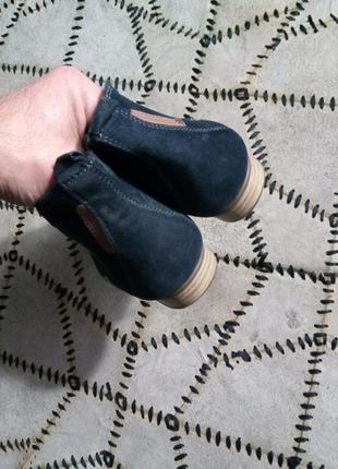 Классные качественные замшевые ботинки-челси.унисекс5 фото
