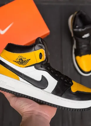 Мужские кожаные кроссовки nike air max разные цвета