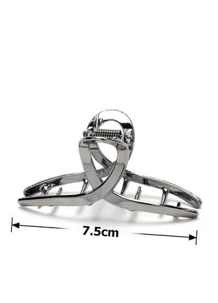 Шпилька краб для волосся металевий 2363201