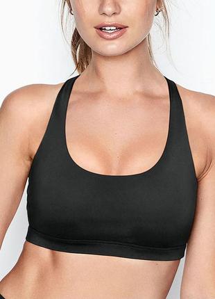 Спортивний бюстгальтер, топ victoria's secret incredible smooth strappy back non wired minimum impact sports bra