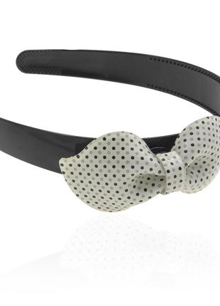 Обруч для волос пластиковый с бантом 253004