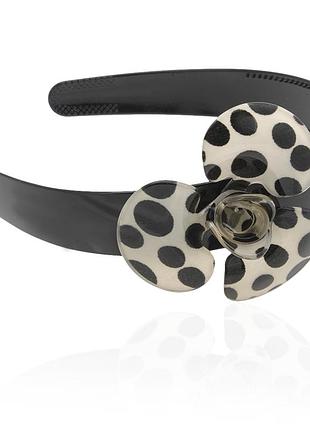 Обруч для волос пластиковый с бантом 253004