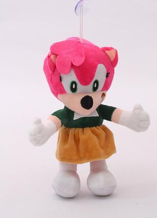 М'яка плюшева іграшка супер соник емі роуз 28см. super sonic plush