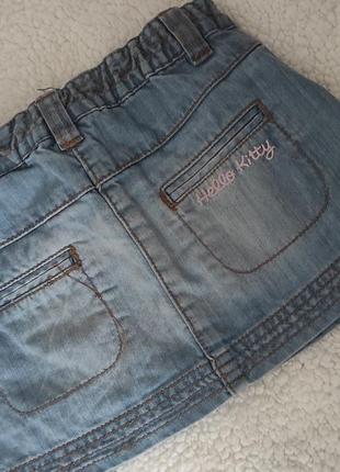 Юбка джинсовая фирменная, юбочка джинс, оригинал.2 фото