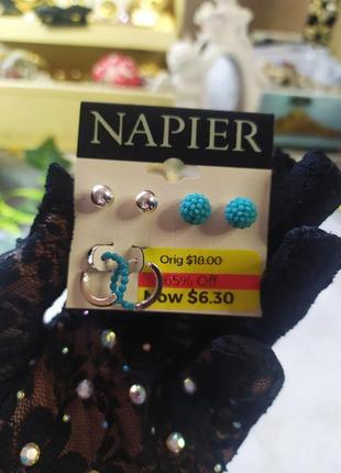 Vintage napier серьги набор