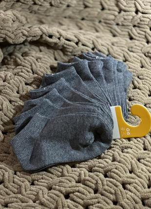 Носки для малышей серые1 фото