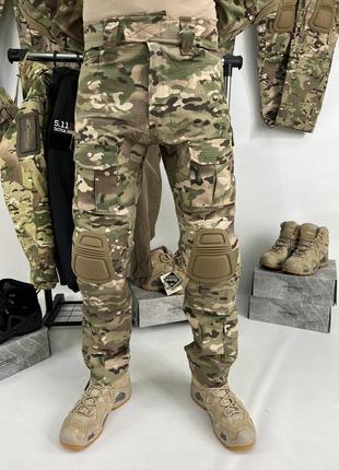 Тактичні штани g 3 multicam із вбудованими наколінниками.  нові
