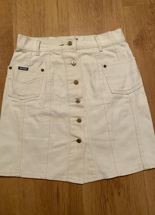 Винтажная джинсовая юбка