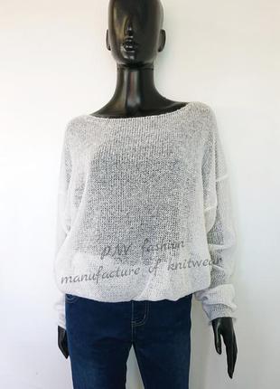 Свитерок паутинка оверсайз 2