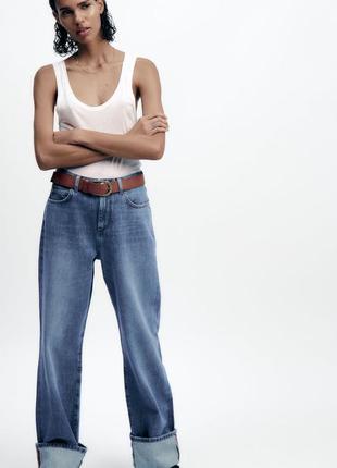 Джинсы, длинные прямые брюки, штаны на высокой талии2 фото