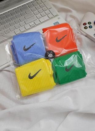 Набір комплект 4 пари шкарпеток nike south різнокольорові  високі
