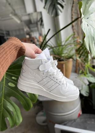 Кросівки  adidas forum high white