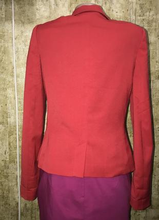 Красный пиджак,жакет3 фото