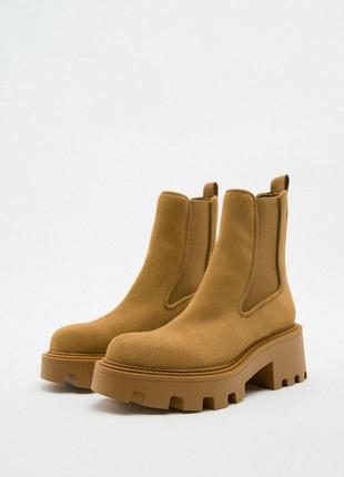 Чоботи челсі zara.