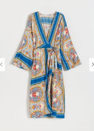 Платье вискоза кимоно