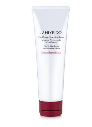 Shiseido clarifying cleansing foam очищающая пенка для лица, 15 мл