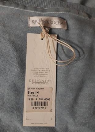 Брендовый новый вискозный свитерик обманка р.14 от debenhams4 фото