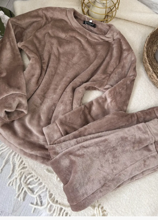 Жіноча тепла піжама, кофта та штани.3 фото