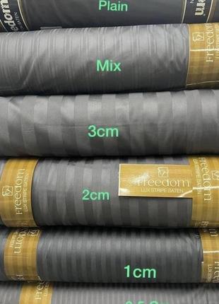 Комплект однотонного постельного белья полуторный из 100% турецкого премиум сатина 1.5 спальный серый9 фото