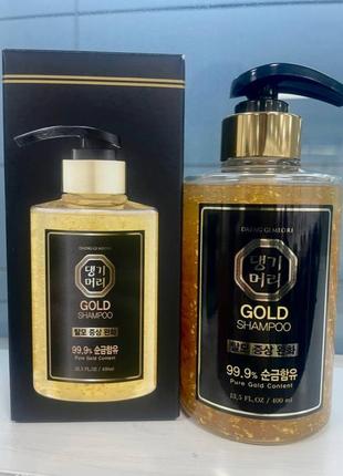 Шампунь против выпадения волос с золотом daeng gi meo ri gold shampoo 400ml2 фото