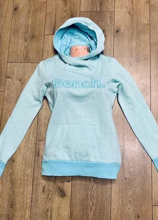 Спортивная кофта свитшот толстовка удлиненная с капюшоном bench. (оригинал) англия