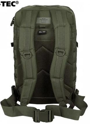 Рюкзак армійський mil-tec assault 36l, тактичний, штурмовий, олива об'єм 36-40 л.4 фото