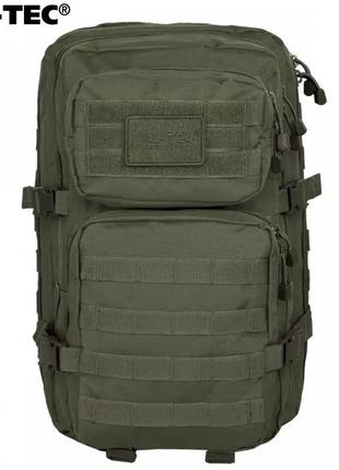 Рюкзак армійський mil-tec assault 36l, тактичний, штурмовий, олива об'єм 36-40 л.5 фото