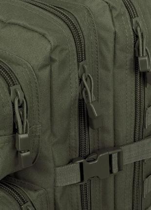 Рюкзак армійський mil-tec assault 36l, тактичний, штурмовий, олива об'єм 36-40 л.7 фото